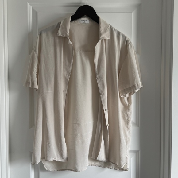 Babaton Silk Button up Shirt - Picture 1 of 3